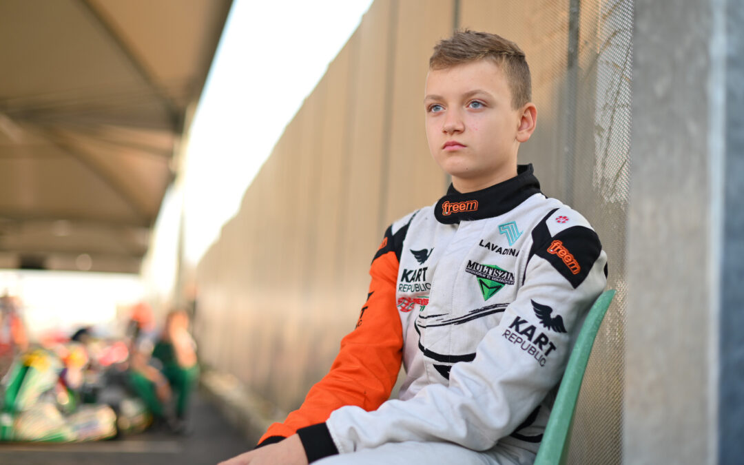 Martin Molnár returned in a strong form, ready for the WSK karting season