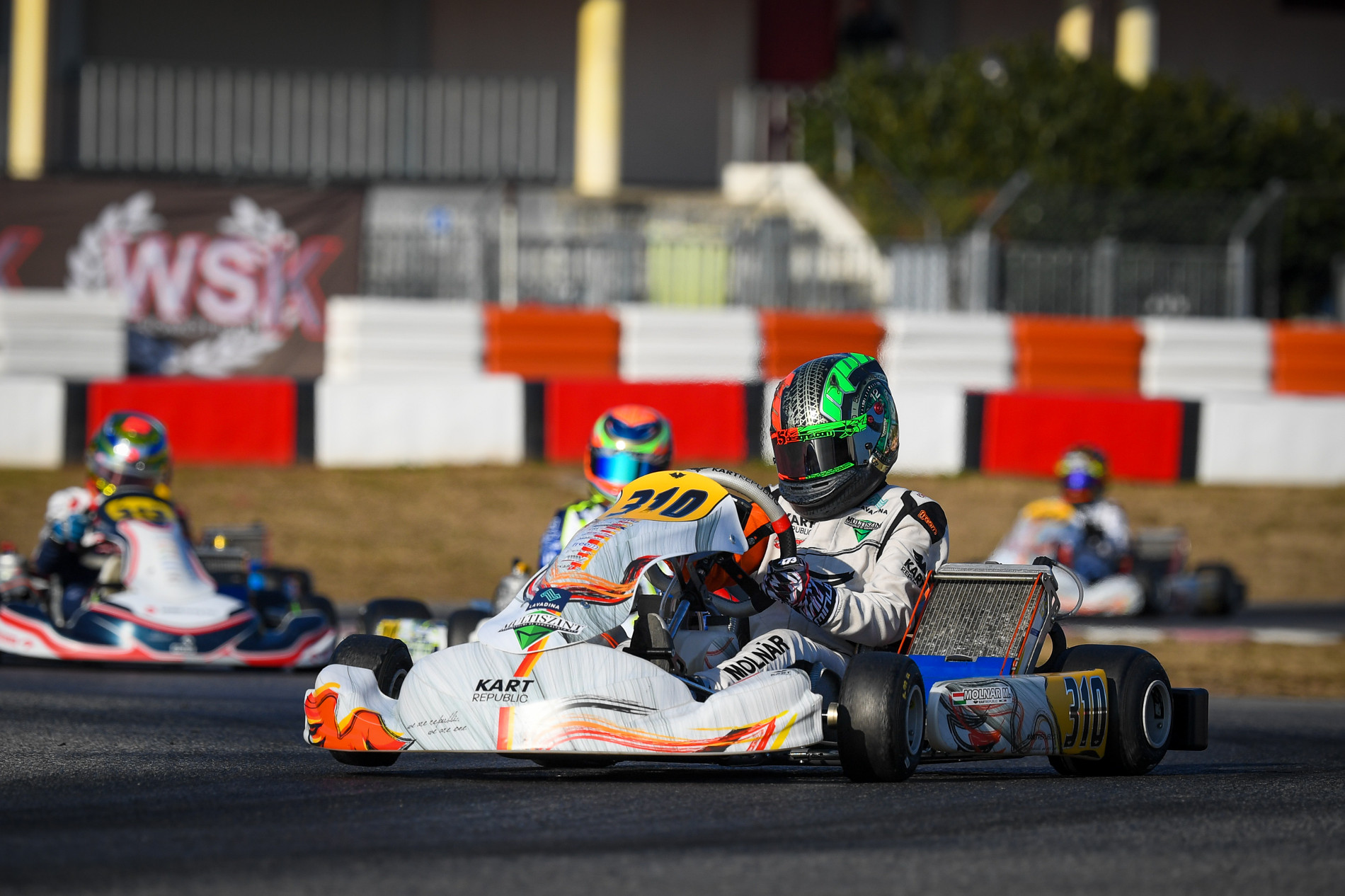 Martin Molnár scores points in the opening round of WSK Super Master ...