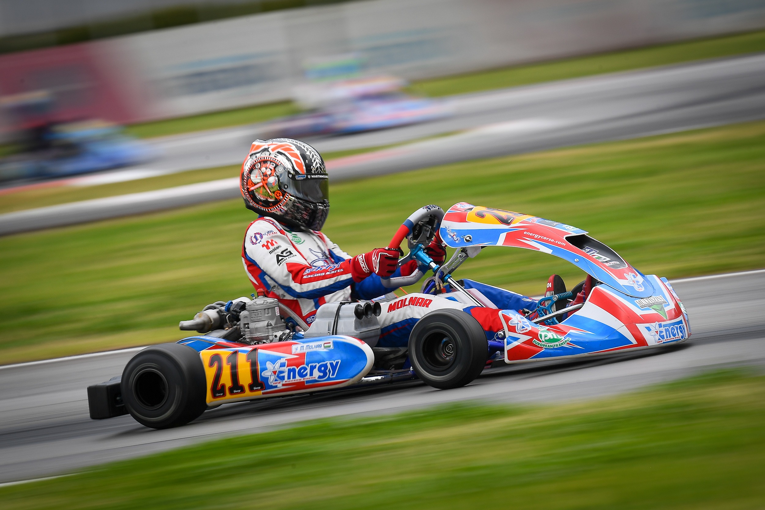 Martin Molnár in the Final again at WSK Super Master Series and took a Heat victory