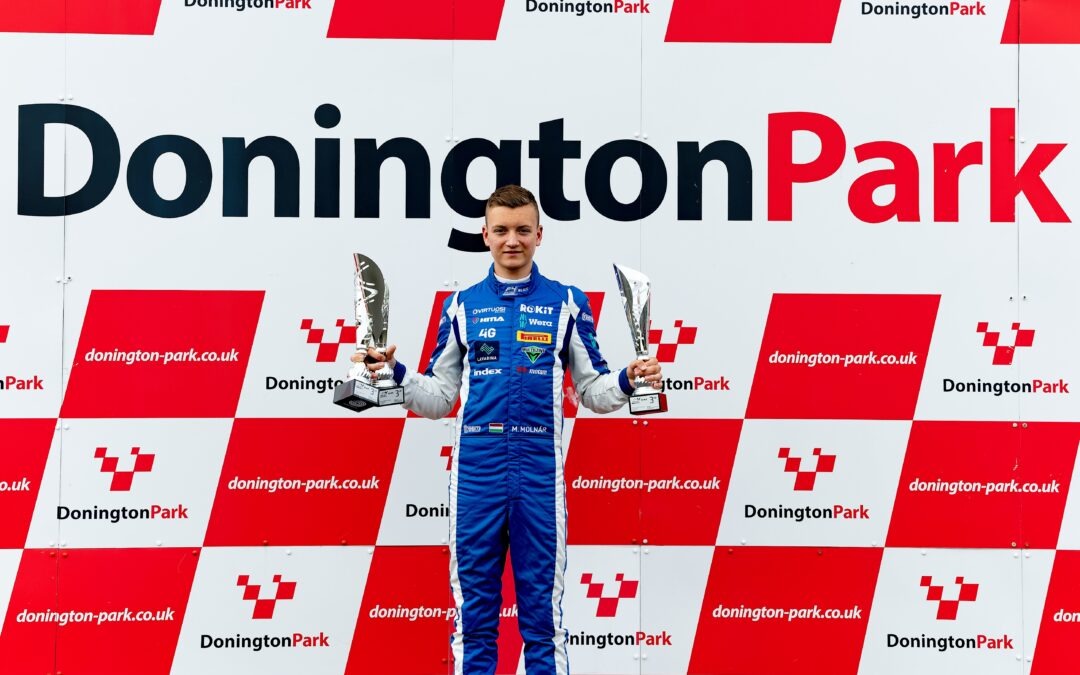 Martin Molnár secures three podium finishes at Donington